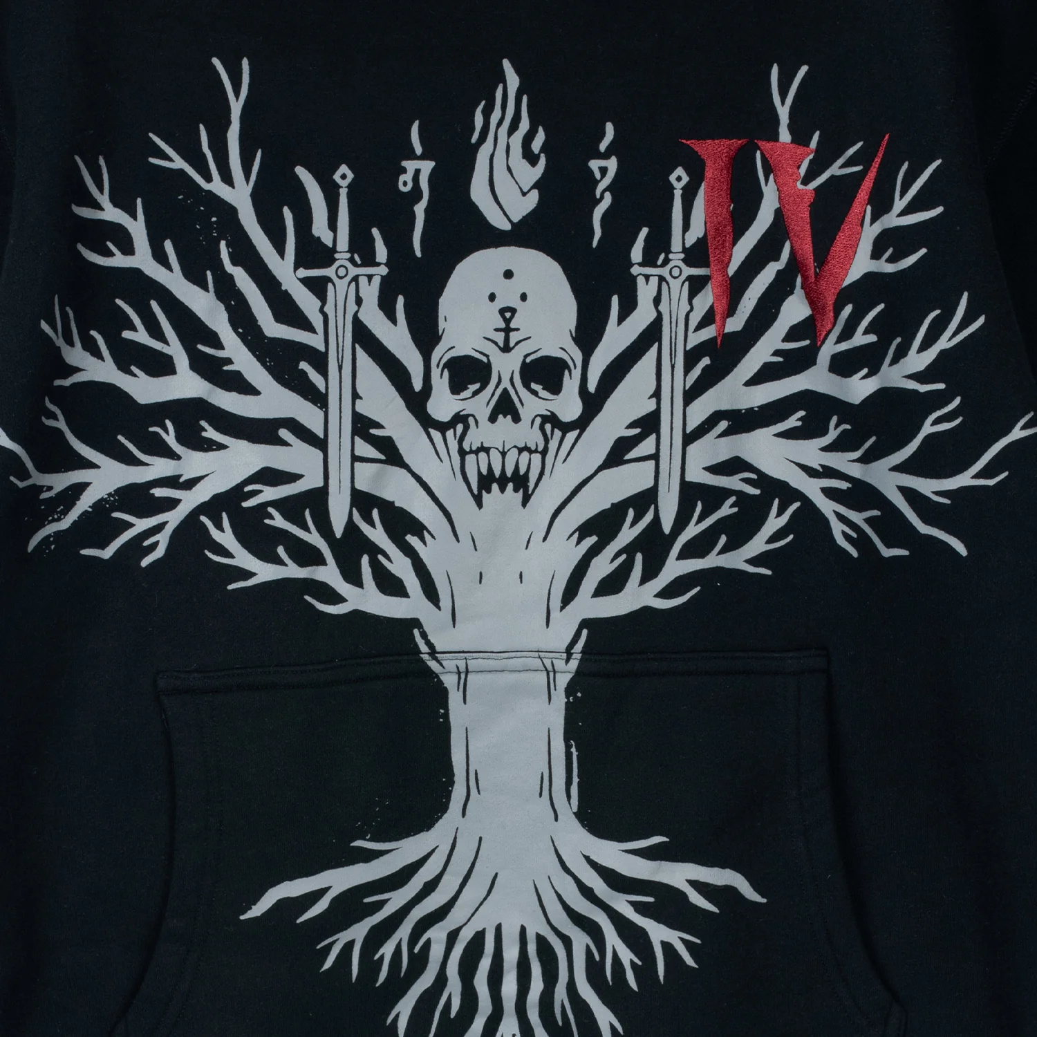 Diablo IV Tree of Whispers Black Pullover Hoodie - Image 3