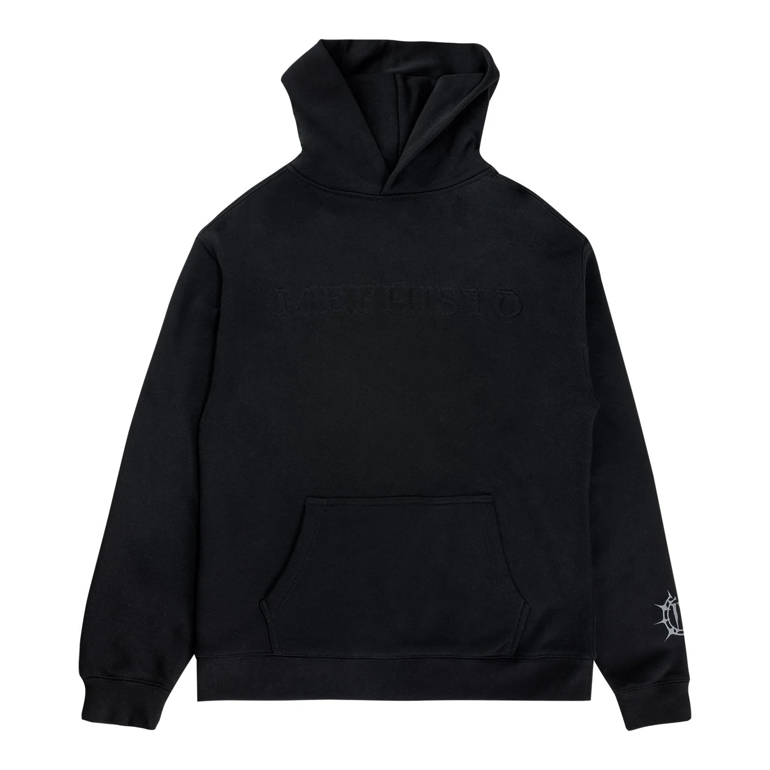 Diablo IV: Lord of Hatred Mephisto Embossed Black Pullover Hoodie - Image 2