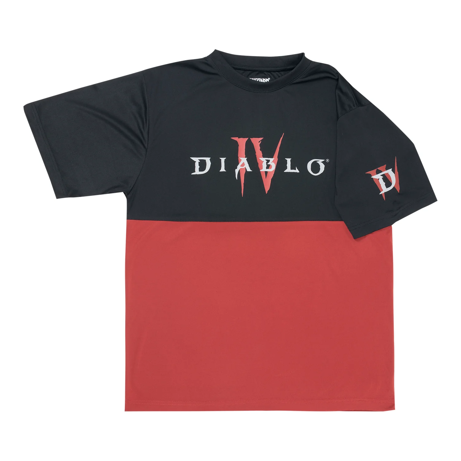 Diablo IV Logo Red Colour Block T-Shirt - Image 2