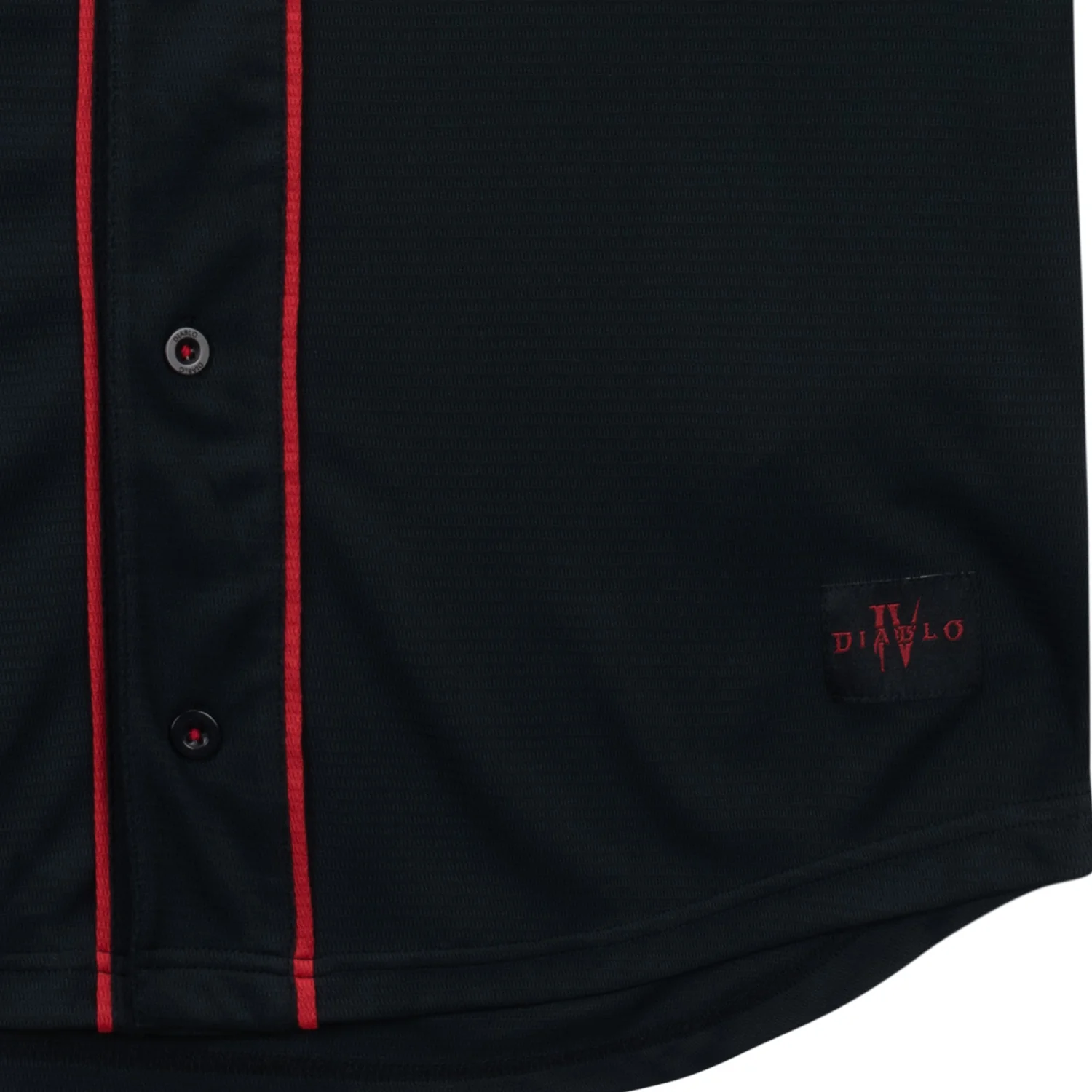Diablo IV Black Baseball Jersey - Image 6
