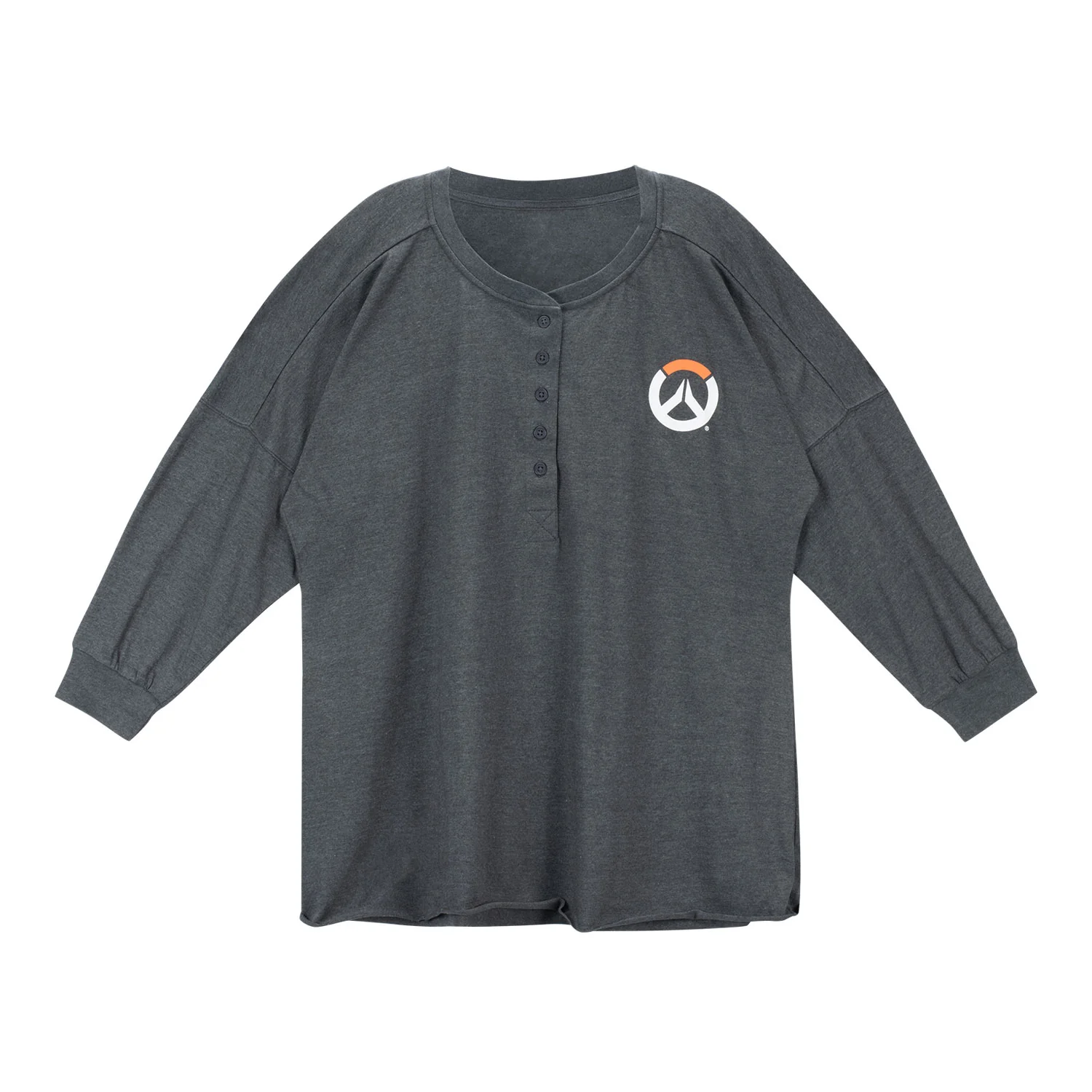 Overwatch Logo Women's Grey Long Sleeve T-Shirt