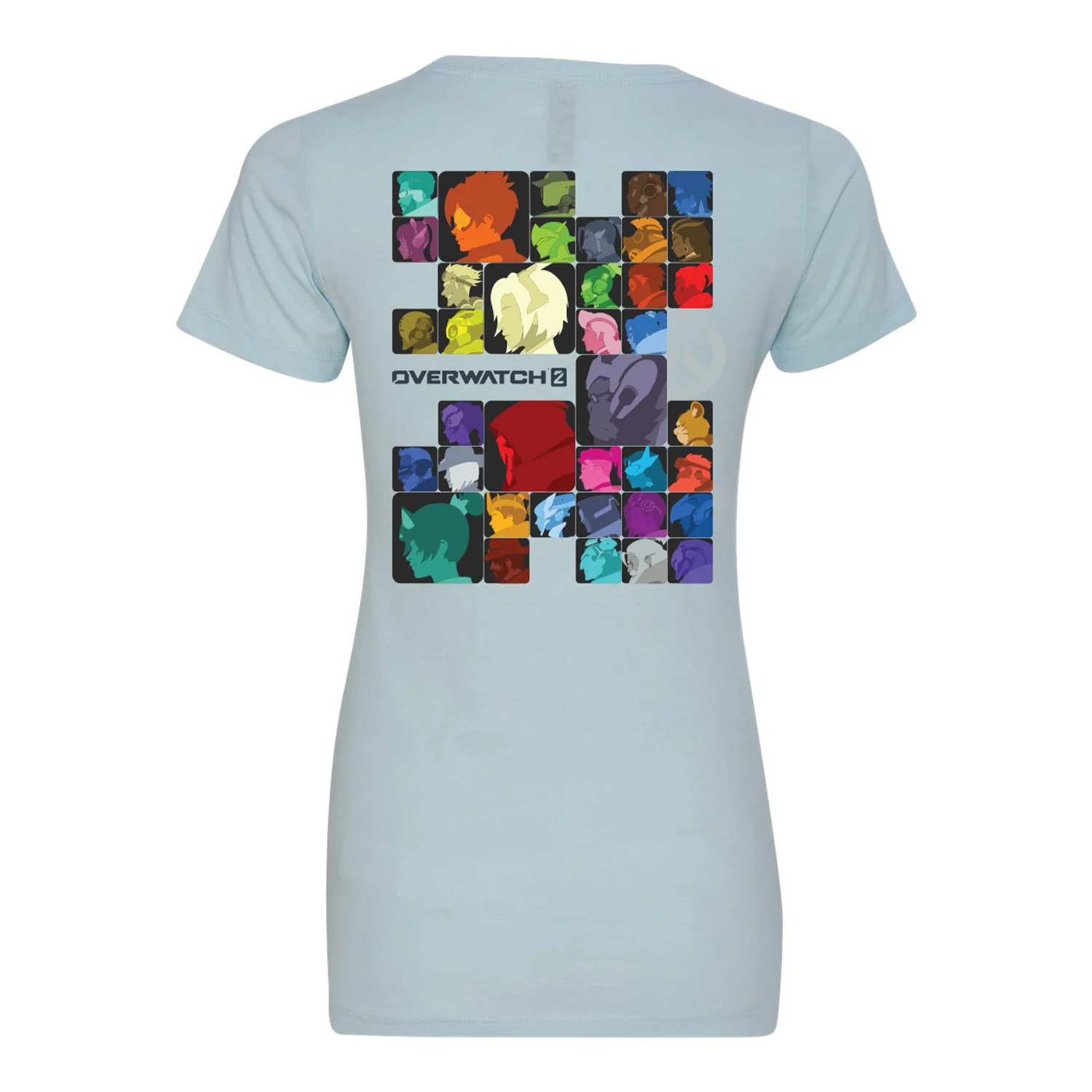 Overwatch 2 Heroes Women's Blue T-Shirt - Image 2