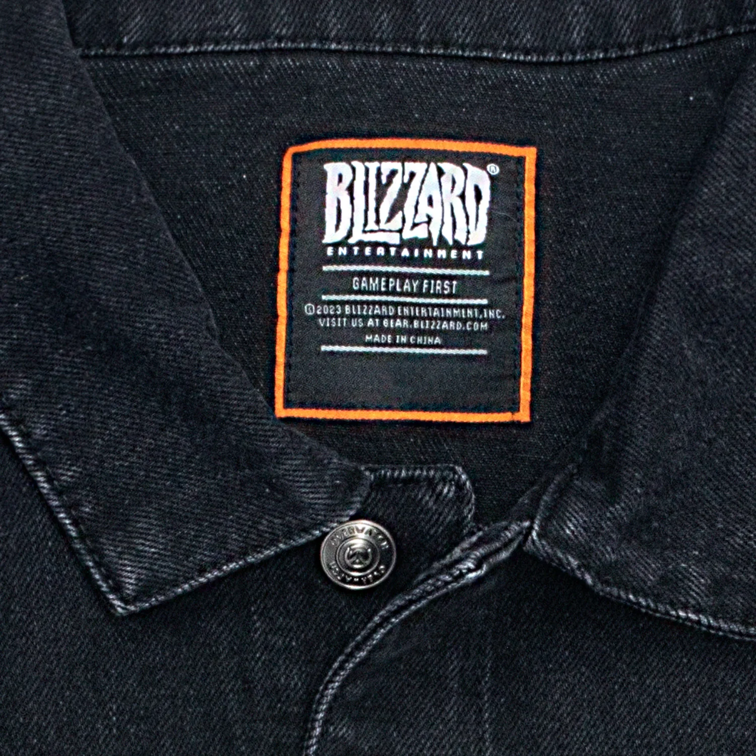 Overwatch Denim Black Button-Up Jacket - Image 3