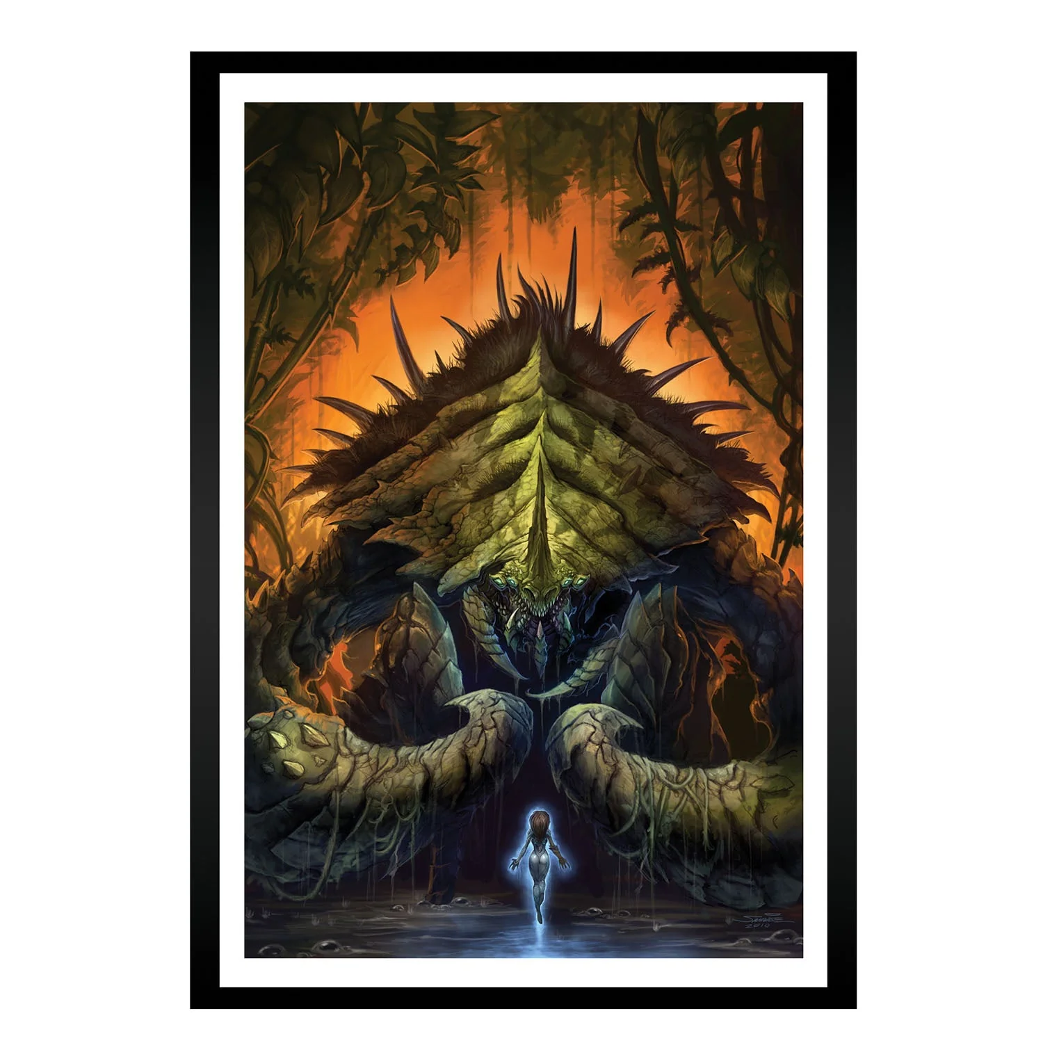 StarCraft Welcome to Zerus 40.6x61cm Framed Art Print