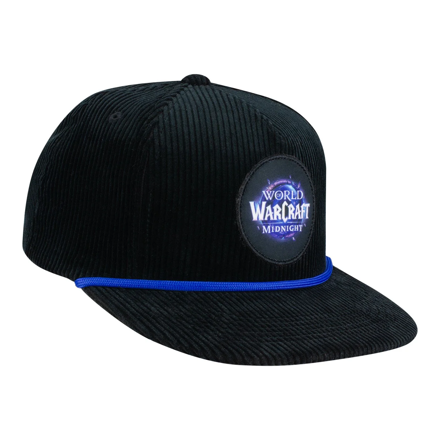 World of Warcraft: Midnight Logo Black Corduroy Snapback Hat - Image 5