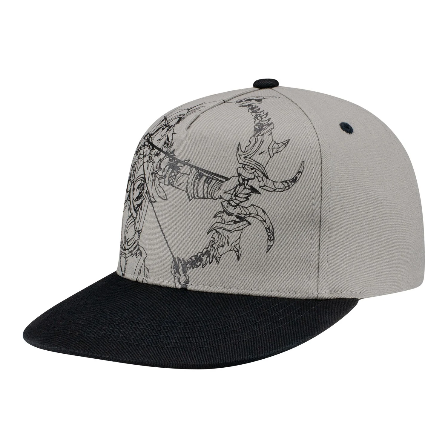 World of Warcraft Sylvanas Sketch Snapback Hat - Image 3