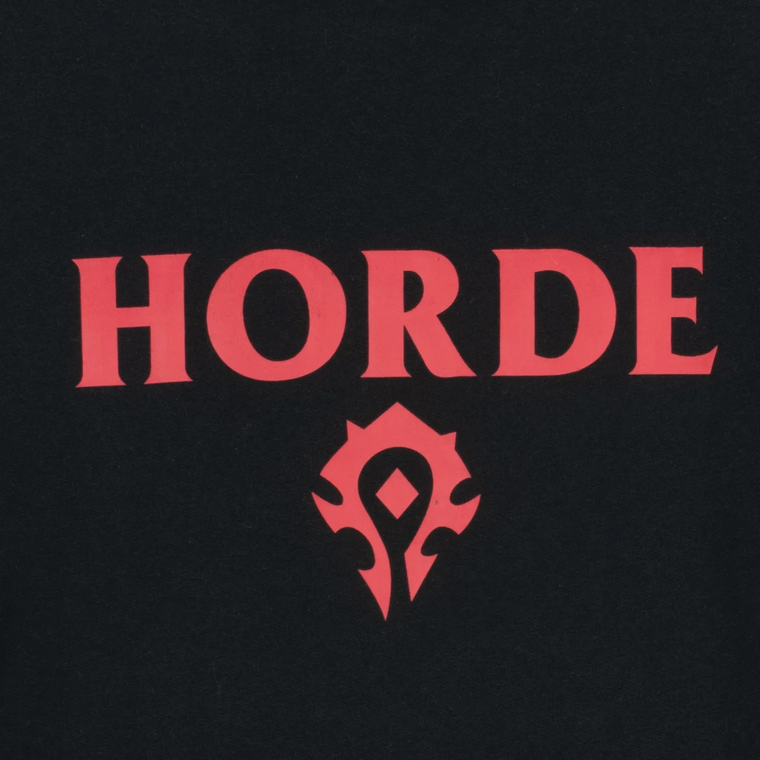 World of Warcraft Horde Logo Black Crewneck Sweatshirt - Image 3