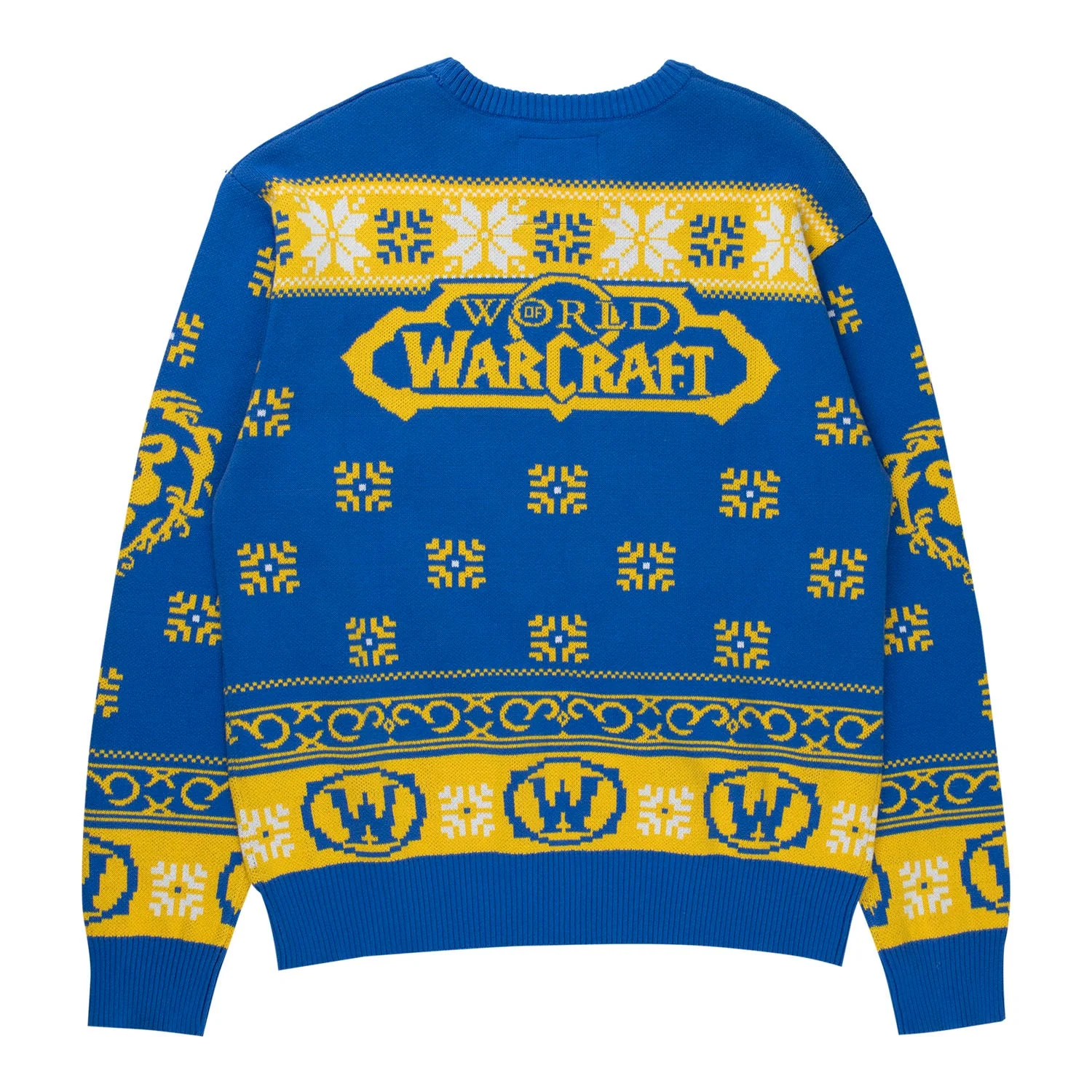 World of Warcraft Alliance Wreath Holiday Sweater - Image 2