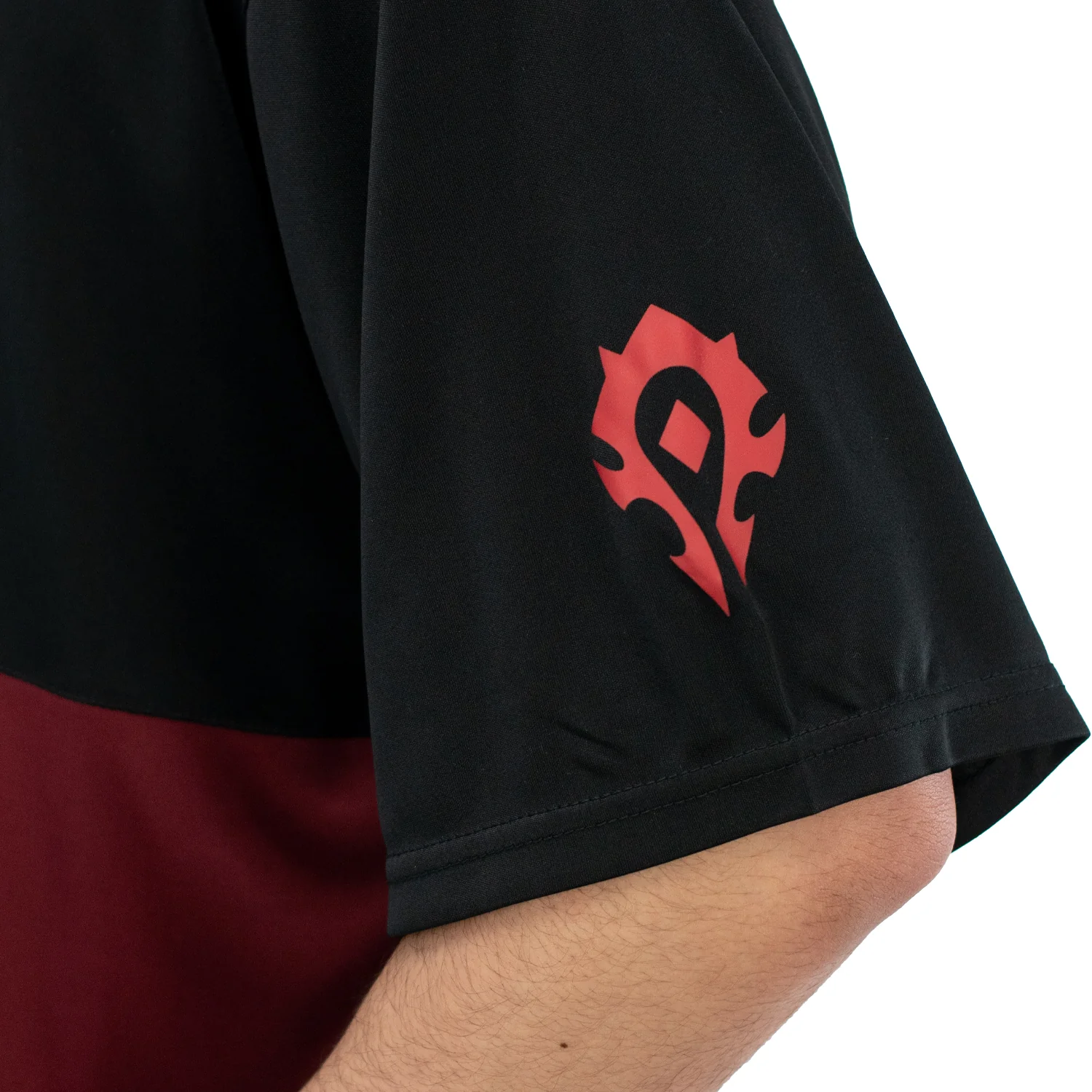 World of Warcraft Horde Red Colour Block T-Shirt - Image 7