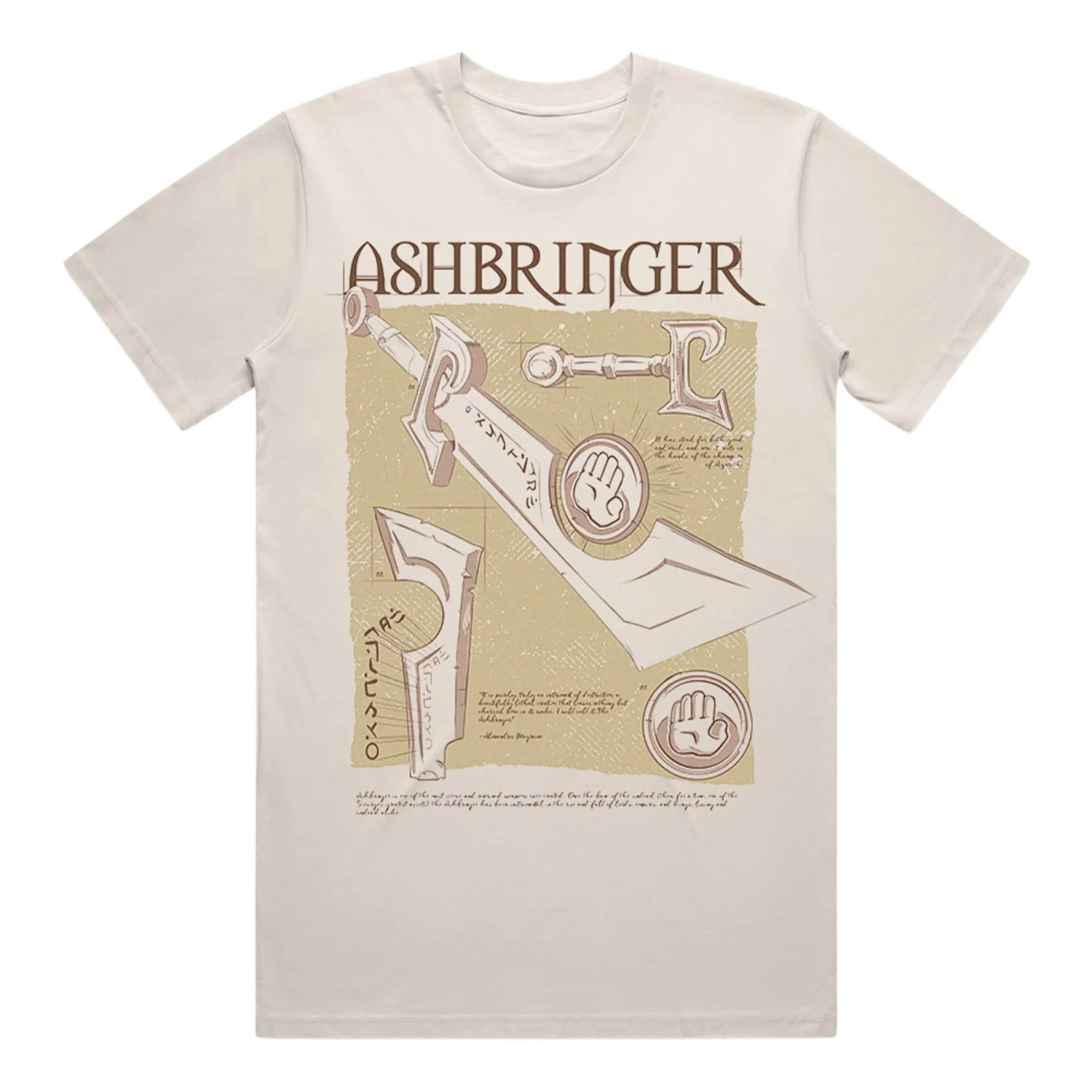 World of Warcraft Ashbringer Tan T-Shirt