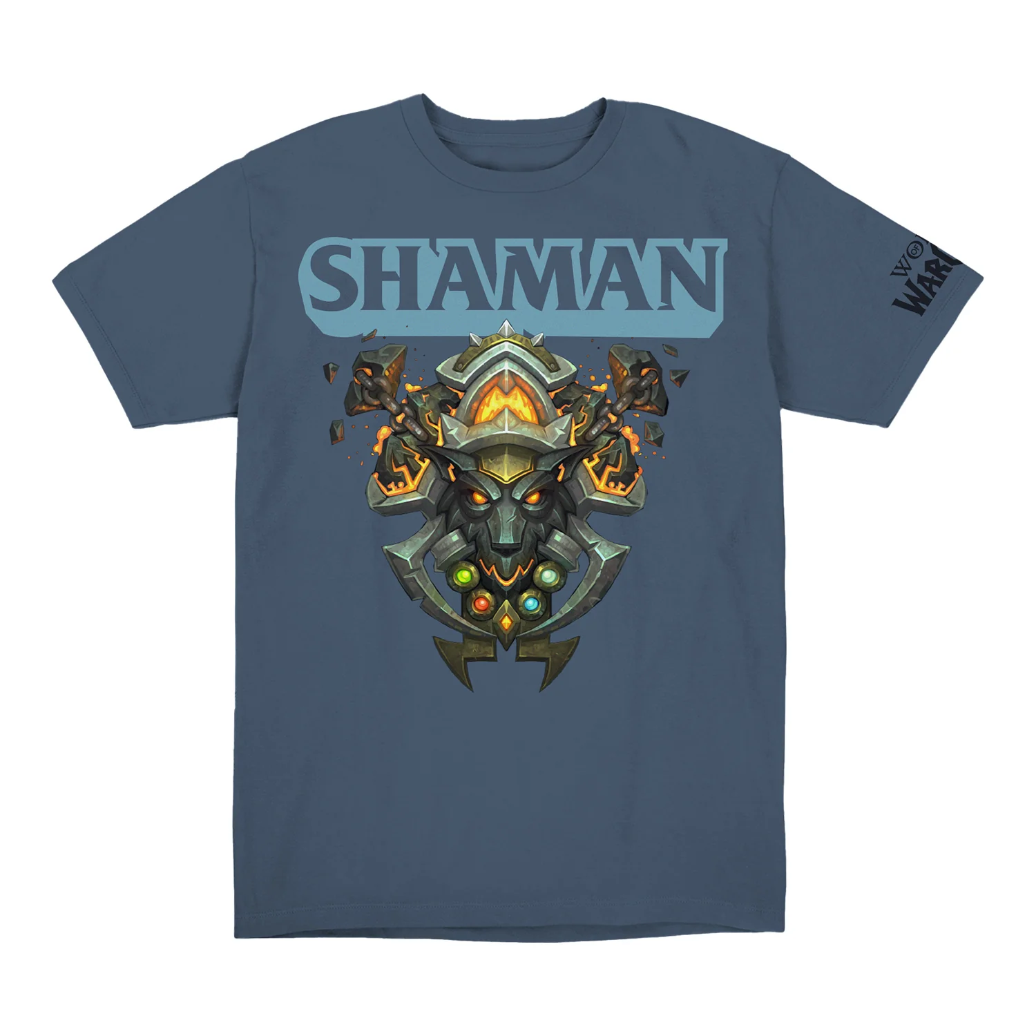 World of Warcraft Shaman Crest Blue T-Shirt