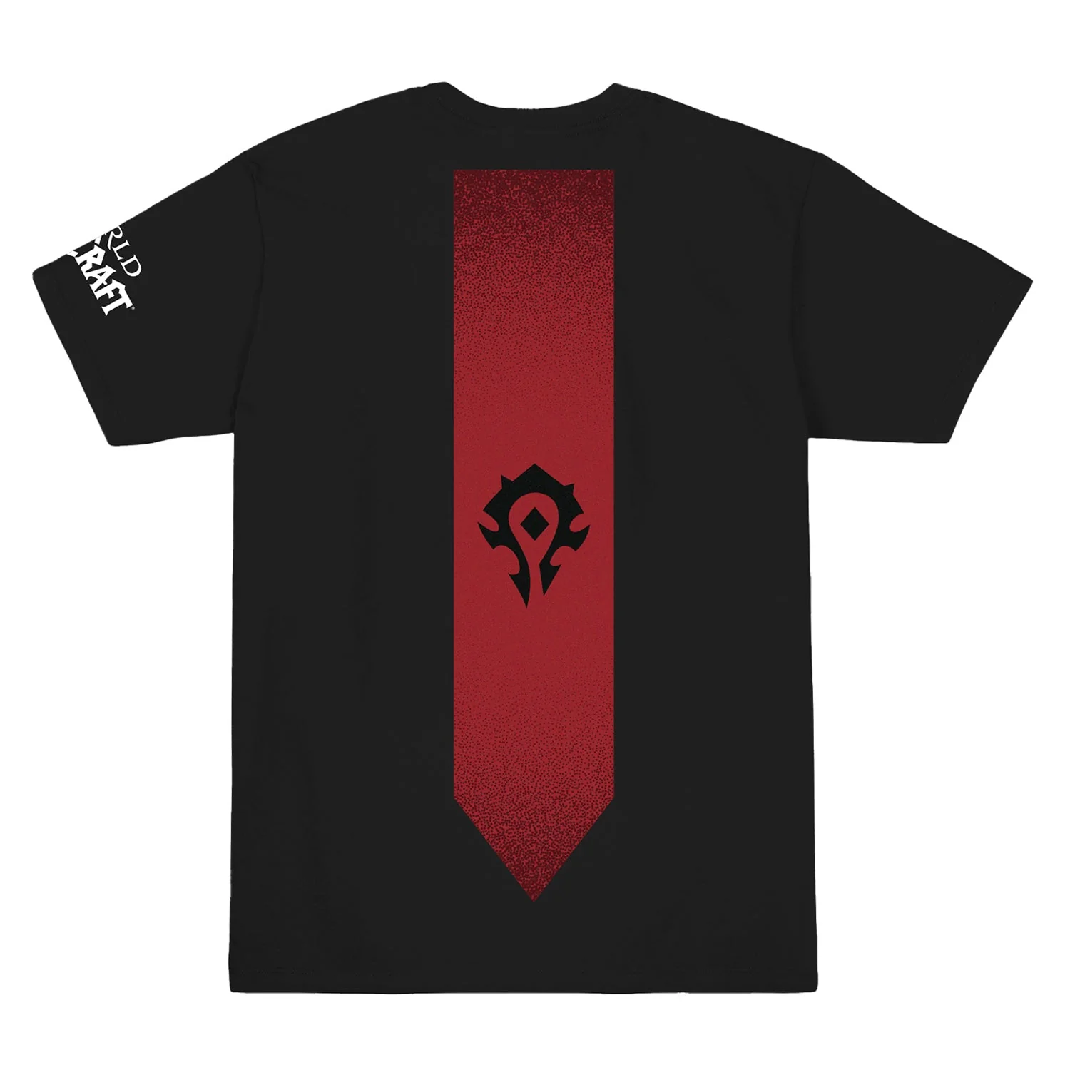 World of Warcraft Horde Banner Black T-Shirt - Image 2