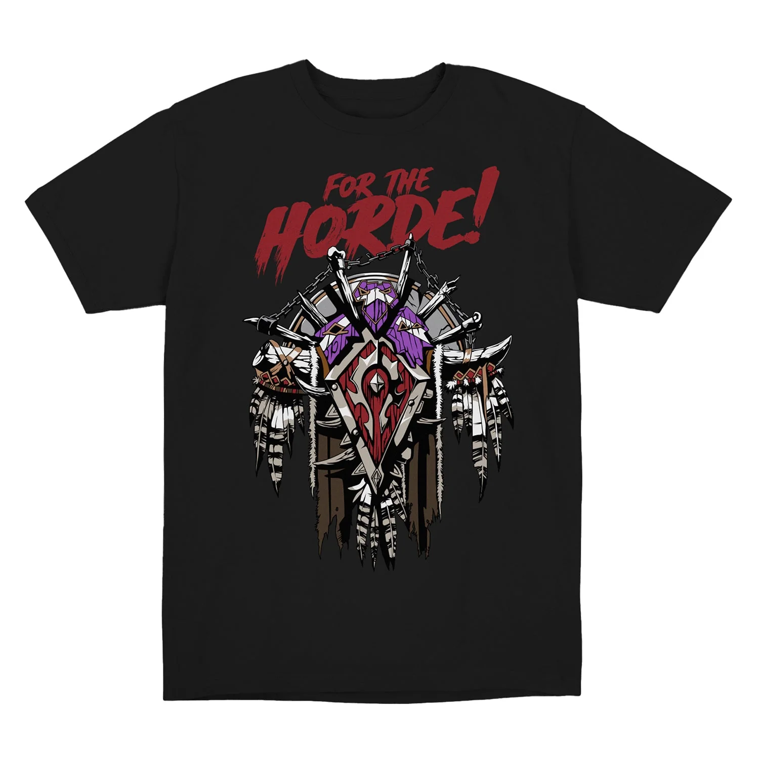 World of Warcraft Horde Crest Black T-Shirt